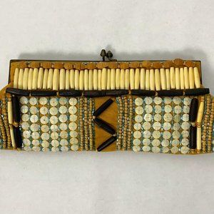 Shell-Beaded Clutch